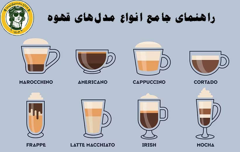 راهنمای جامع انواع مدلهای قهوه