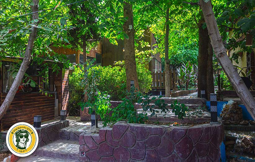 الاچیق های با بینظیر در باغ رستوران
