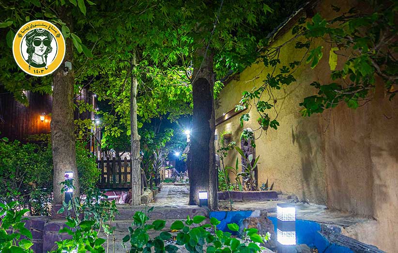 باغ رستوران "زیبا" شیراز با طراحی زیبا و شیک