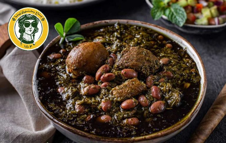 بهترین باغ رستوران جهت سرو چلو خورشت سبزی در شیراز